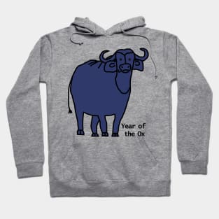 Year of the Ox Blue Hoodie